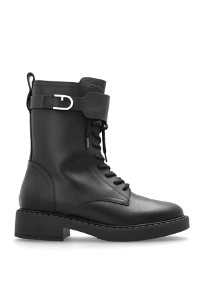 Diesel Leather ankle boots `D-HAMMER` | Women's | Vitkac